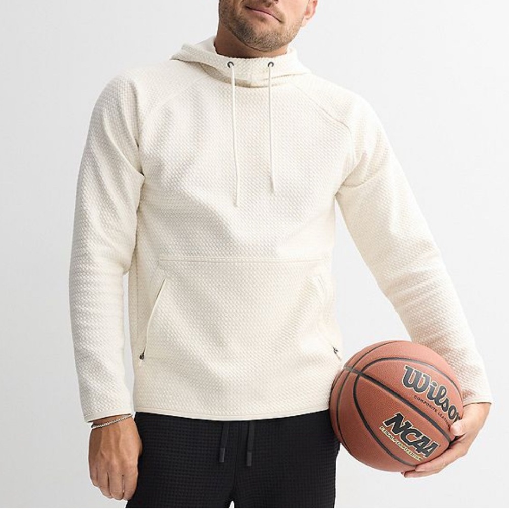 Men's Classic Cream Crewneck Sweater